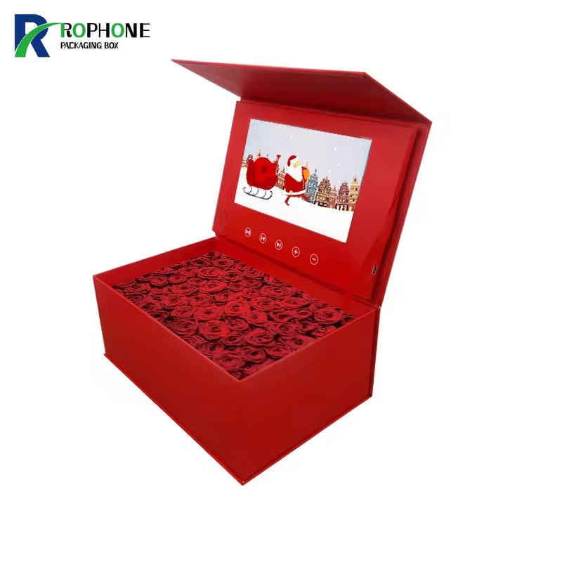 LCD video greeting card with screen
